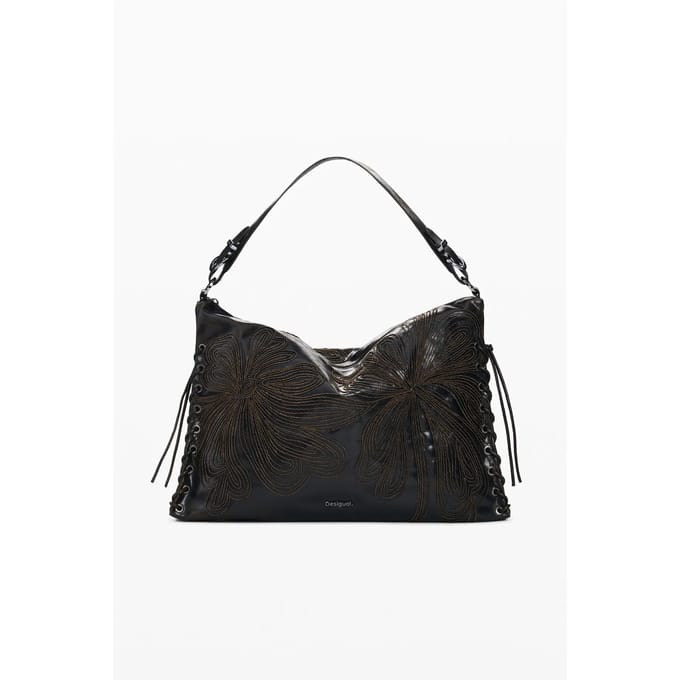 Desigual schoudertas Mistral Leiria Shoulder Bag Chocolate donkerbruin