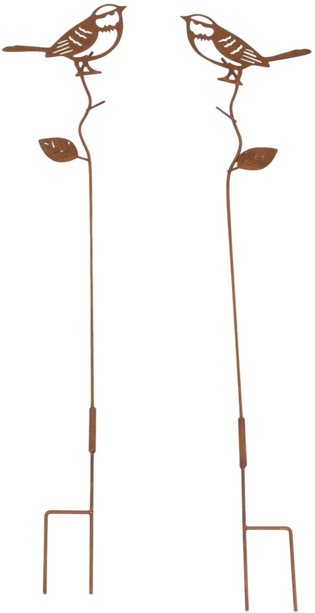 Dream-Garden Tuinstekers- tuinprikker twee vogel set 2 stuks 75 cm