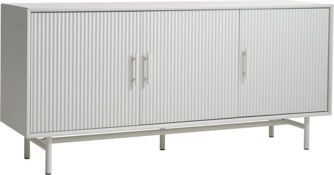 Dressoir Greige Metaal - 3-Deuren - 160x45x75cm - Palma - Giga Living