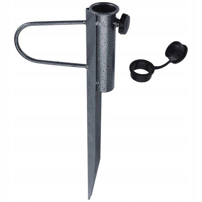 Parasolharing Metaal 42,5 cm - Parasolhouder - Parasolvoet - Parasolboor
