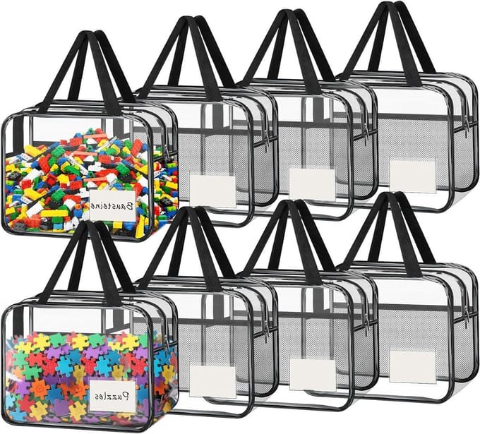 Opbergzakken voor speelgoed - set van 8 stuks, handig en praktisch