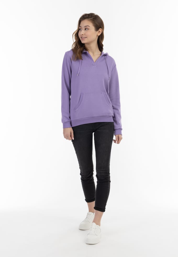 Mymo Hoodie Dames lila
