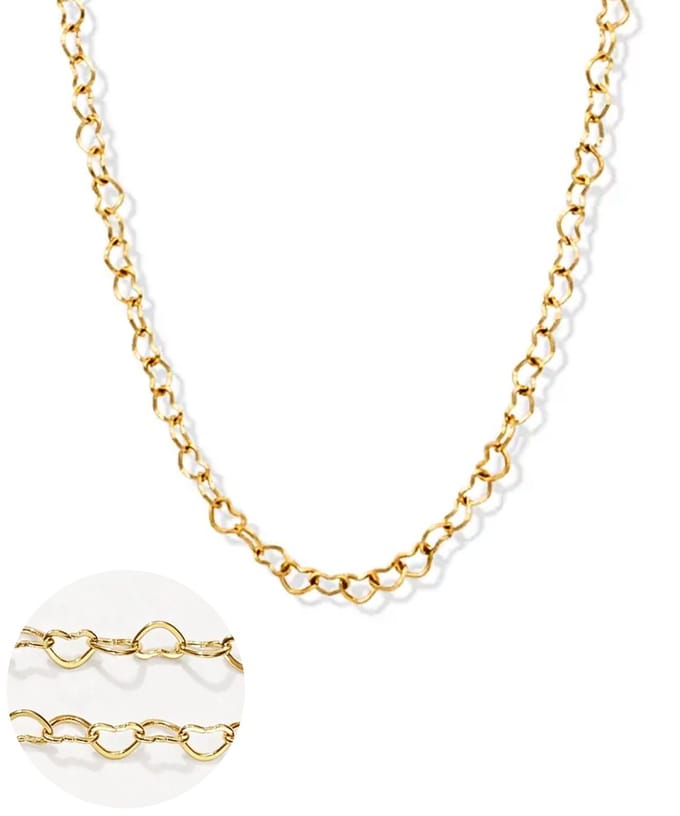 Semyco Ketting Dames – Goudkleurige Choker Hartjes – Verstelbaar – Waterproof – Giftbox – Luna
