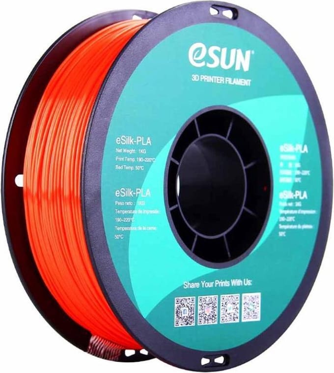 eSun eSilk-PLA Jacinth - 1 kg - 1.75 mm - 3D printer en 3D pen filament