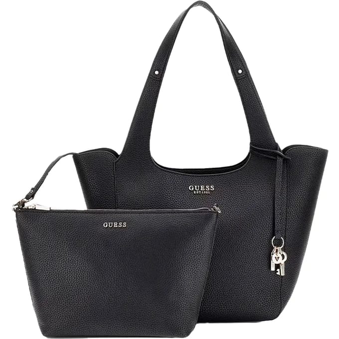 Guess Grote Schoudertas Dames - Halina - Zwart