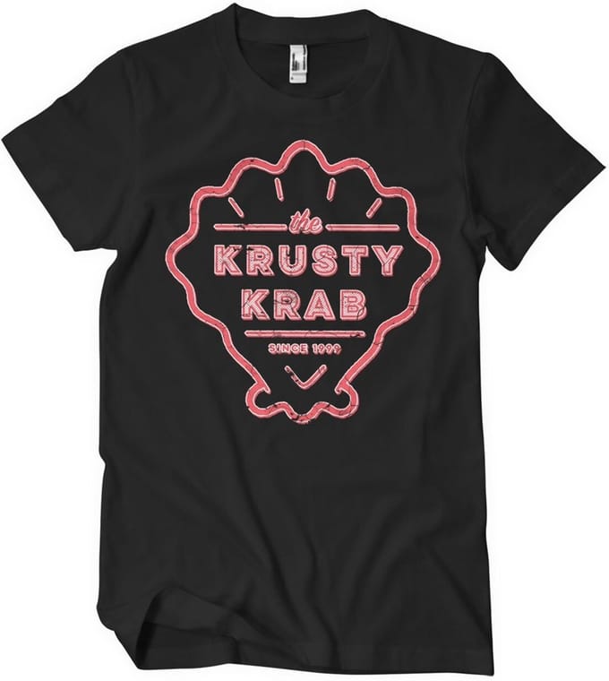 Spongebob The Krusty K-rab, sinds 1999 – T-shirt, zwart