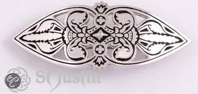 St Justin Fleur de lys Haarspeld (PH45)