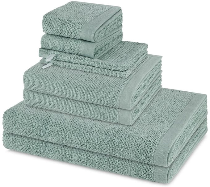 Möve Sonstiges 2 X washandjes 2 X gasten- 2 X douche- 2 X handdoek - in set 8 pack Bliss
