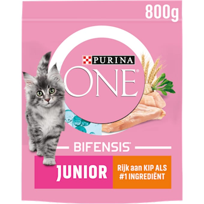 Purina ONE Junior - Kip/Granen - Kattenvoer - 800 g