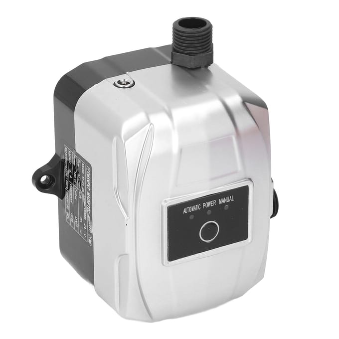 Waterdrukverhogingspomp 180W Handmatig Automatisch 24V 25m Opvoerhoogte 35L/min Draagbaar Stil Recirculerend