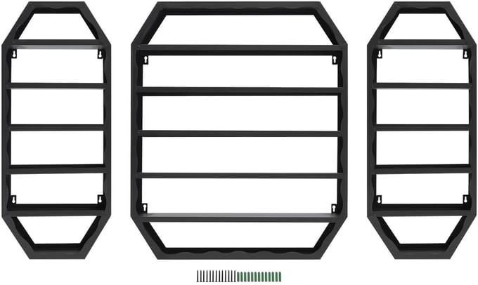 Nagellak rek - Nagellak organizer - Wandrek - Zwart