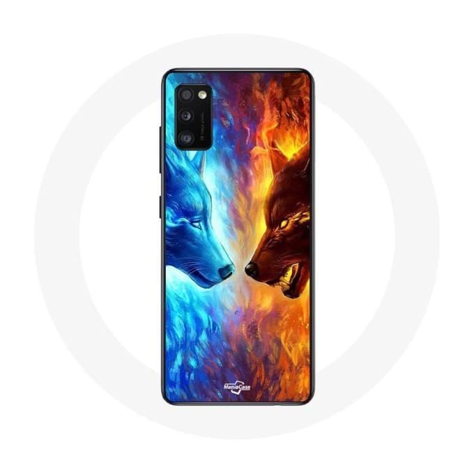 Case voor Samsung Galaxy S20 plus Ice and Fire Wolf