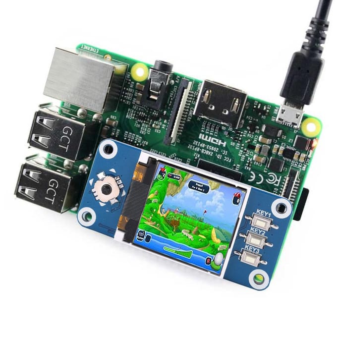 1,44 inch LCD Scherm Display Module voor Raspberry Pi 2B 3B Zero Zero W