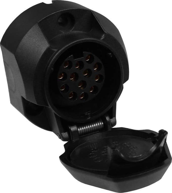 Kunststof 13 PIN / 12V stopcontact