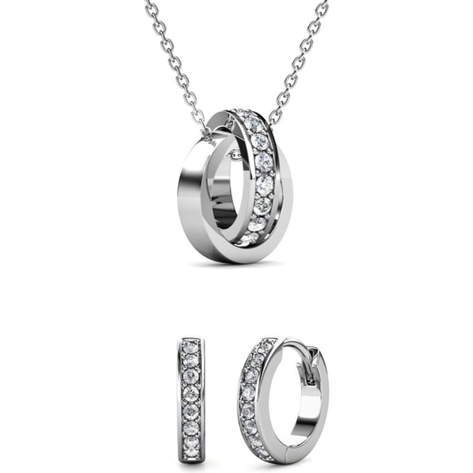 Circle Hoop Sets - Oostenrijks kristal