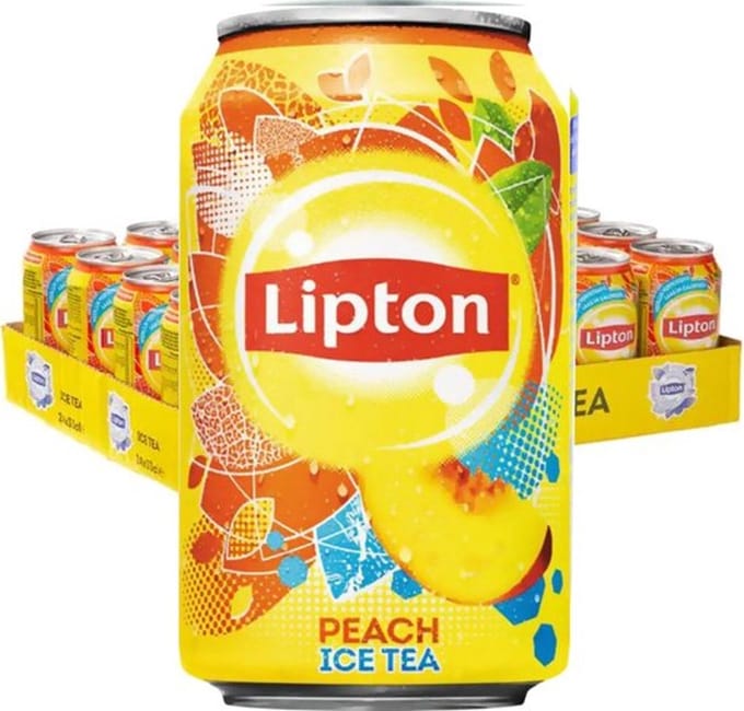 Lipton Ice Tea Peach Blikjes Tray - 24 x 33cl