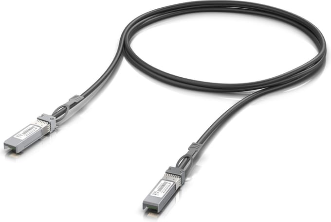 Ubiquiti UniFi 10G Direct Attach Cable 1m - Zwart - 1m