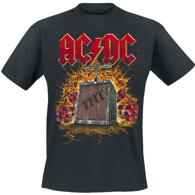 AC/DC TNT Explosion Heren T-shirt - zwart - XL