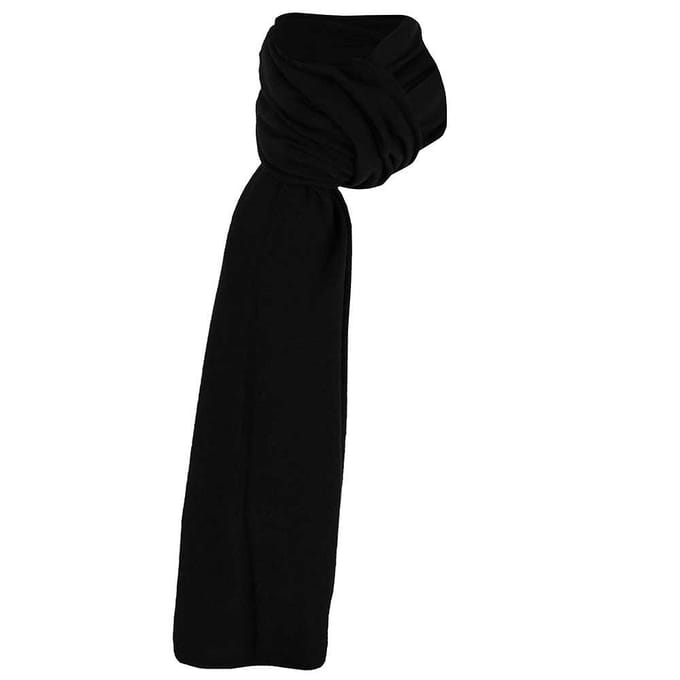 Sarlini - Sjaal heren - Effen - Zwart - One Size