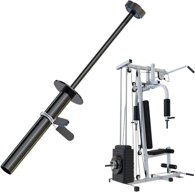 Gym pinnen - Gewichtsstapel pinnen - Kracht training - Verlengde lengte - 200mm - Zilver