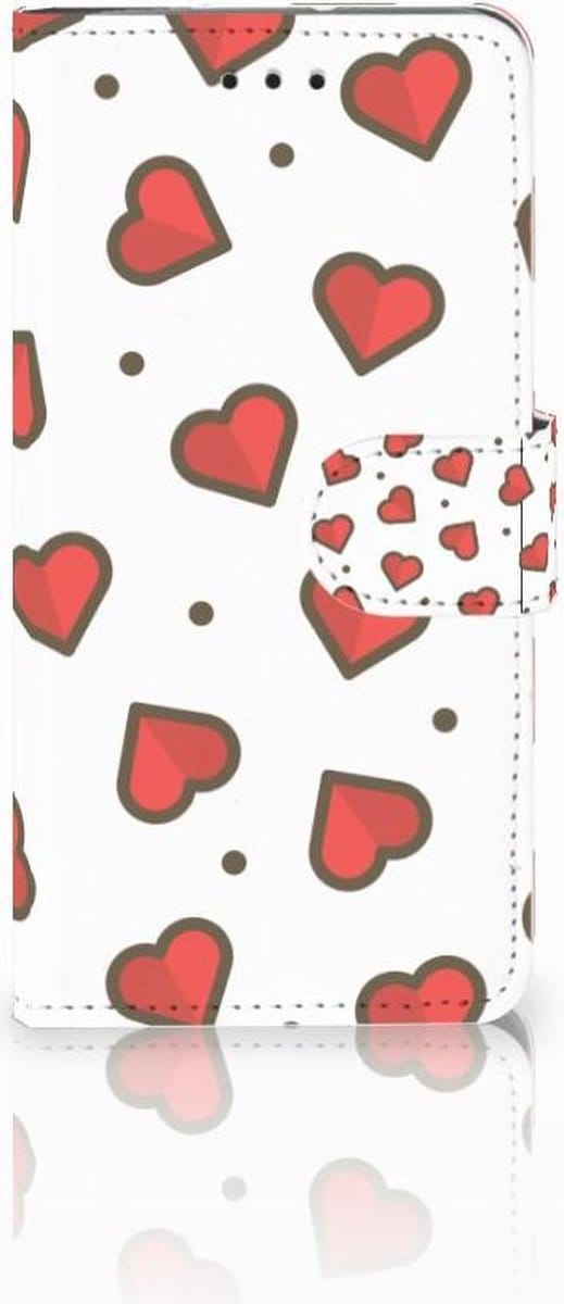 Motorola Moto G7 Play Telefoon Hoesje Hearts