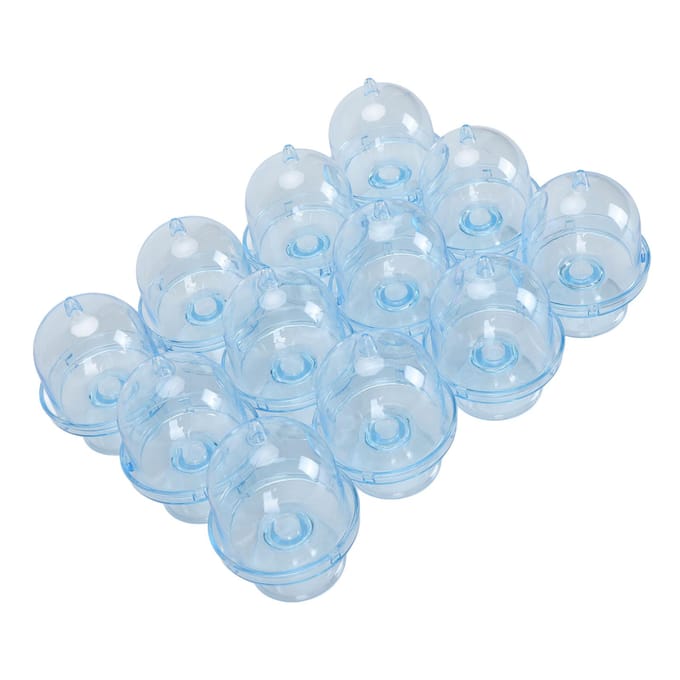 12 stuks Mini Taartbord met Deksel Plastic Mini Taartstandaard met Dome Deksel Transparante Kleine Taartdisplay white