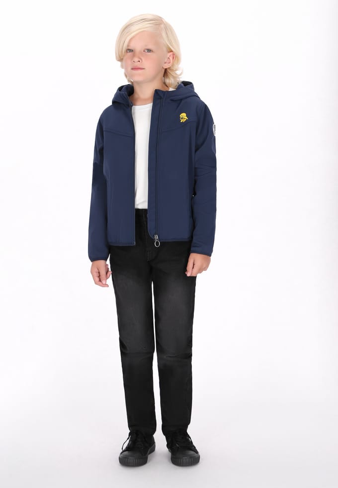 Schmuddelwedda softshell blouson jongens (kinderen) marine