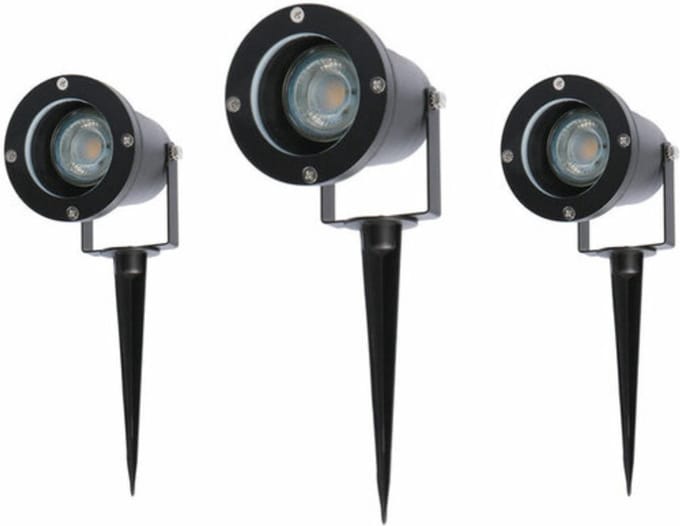 Groenovatie Prikspot Tuinverlichting - Waterdicht IP65 - GU10 Fitting - 3-Pack