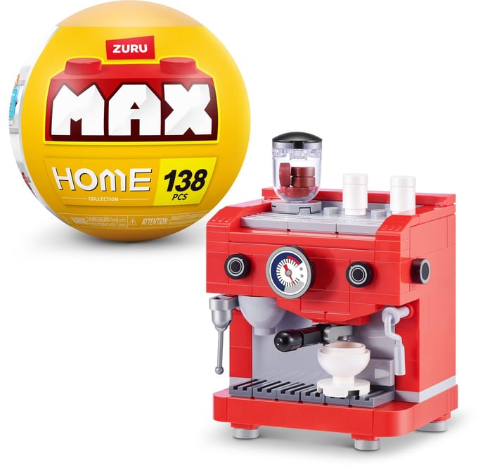 Zuru koffiezetapparaat speelgoed Max bricks home - speelkeuken accessoire.
