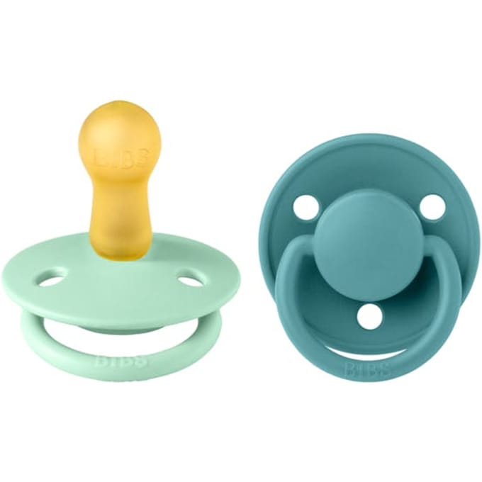 BIBS De Lux Latex Size 1 Nordic Mint/Island 2 st