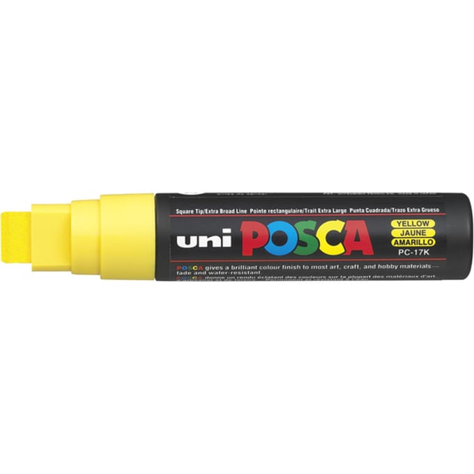 Paintmarker Uni POSCA PC17K extra breed rechthoek gl