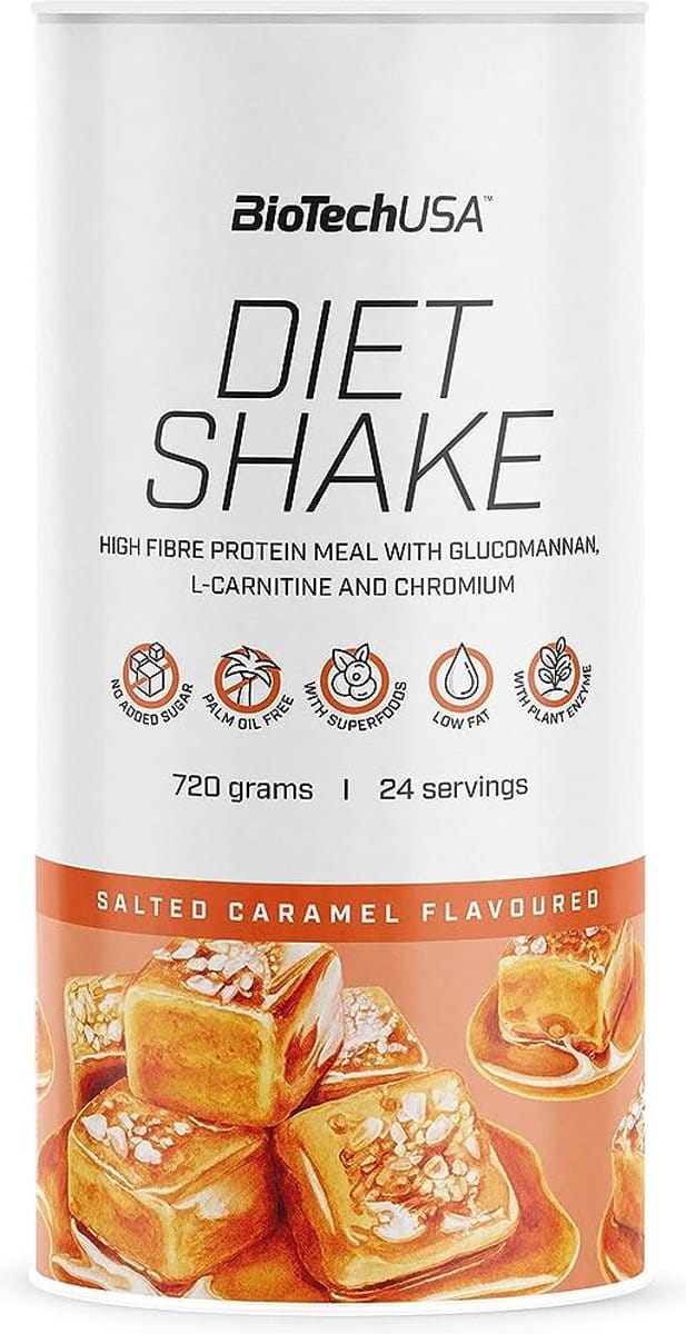 BiotechUSA - Diet Shake - 720 Gram - Maaltijdvervanger - Salted Caramel