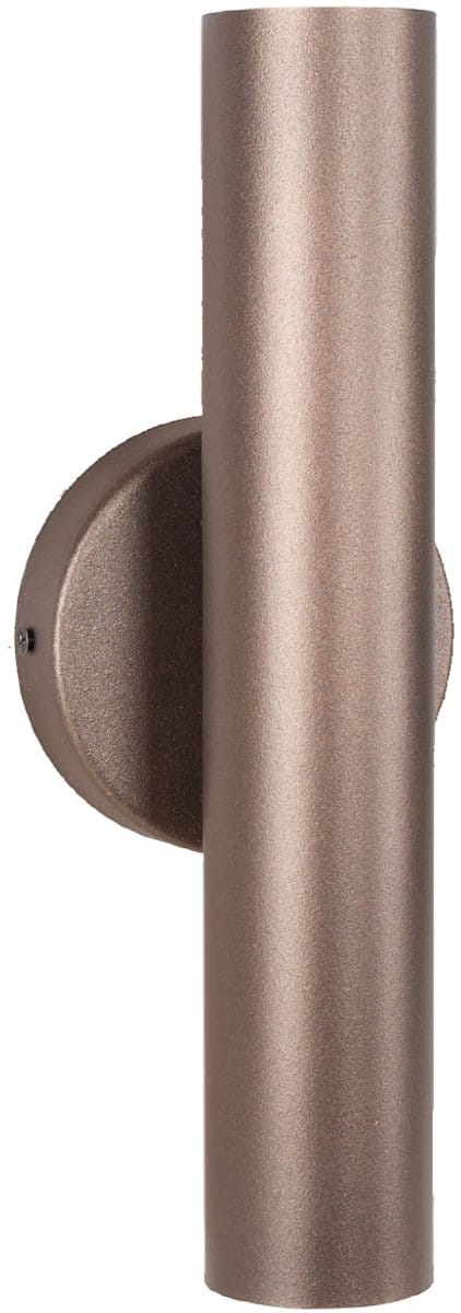 Wandlamp | 5,5 cm | Genua cacao | 2 lichts | GU10 | bruin | metaal | moderne verlichting