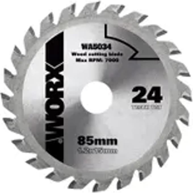 Worx Cirkelzaagblad Hout Wa5034 - 85mm - 24t - Hardmetaal
