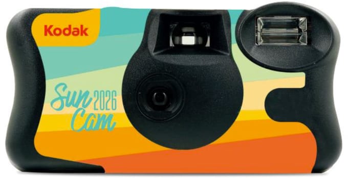 Kodak Summer Fun Saver Wegwerpcamera met Flits 27+12 Opnamen