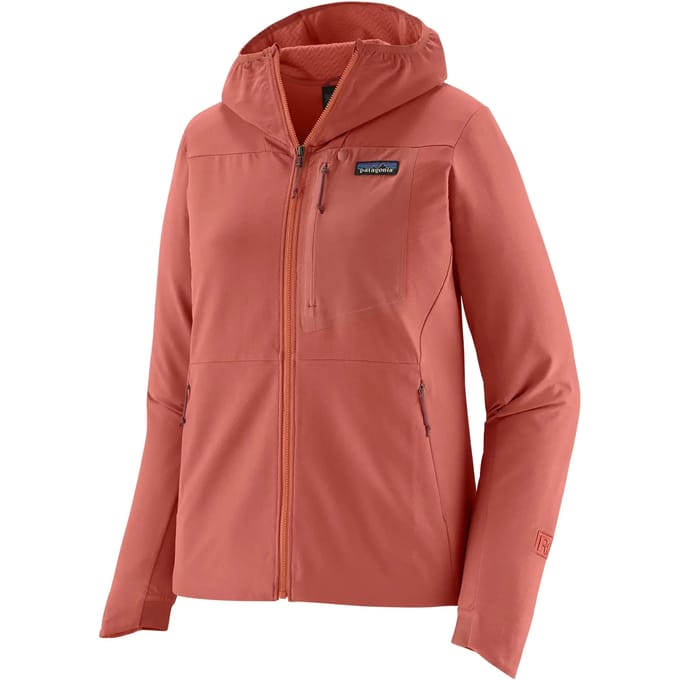 Dames hoodie met rits Patagonia R1 CrossStrata