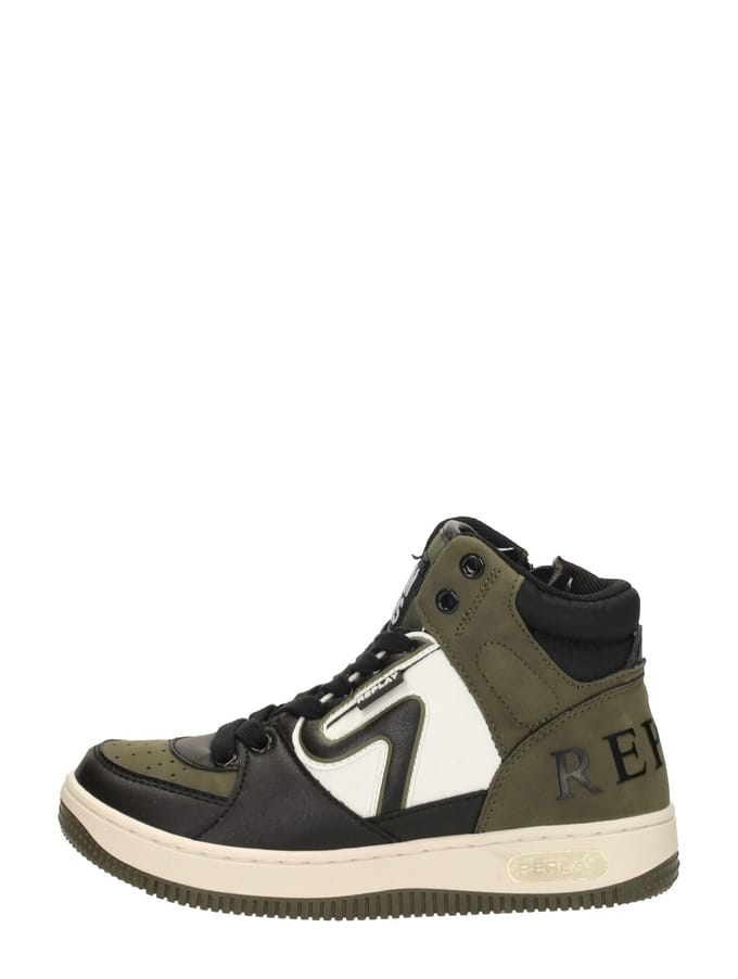 Replay Epic Jr MID 4 Sneakers - Jongens - Groen - Maat:32