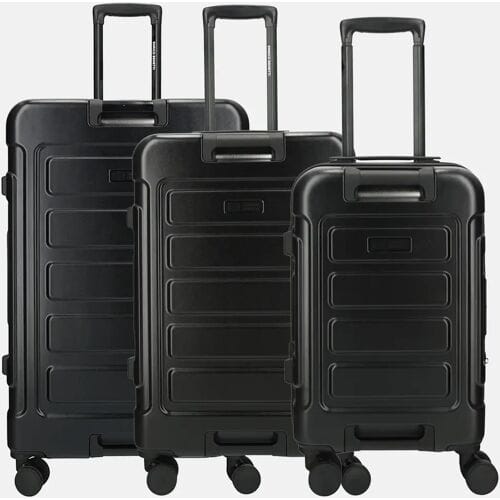 Enrico Benetti Aspen 3-delig kofferset 76 cm black
