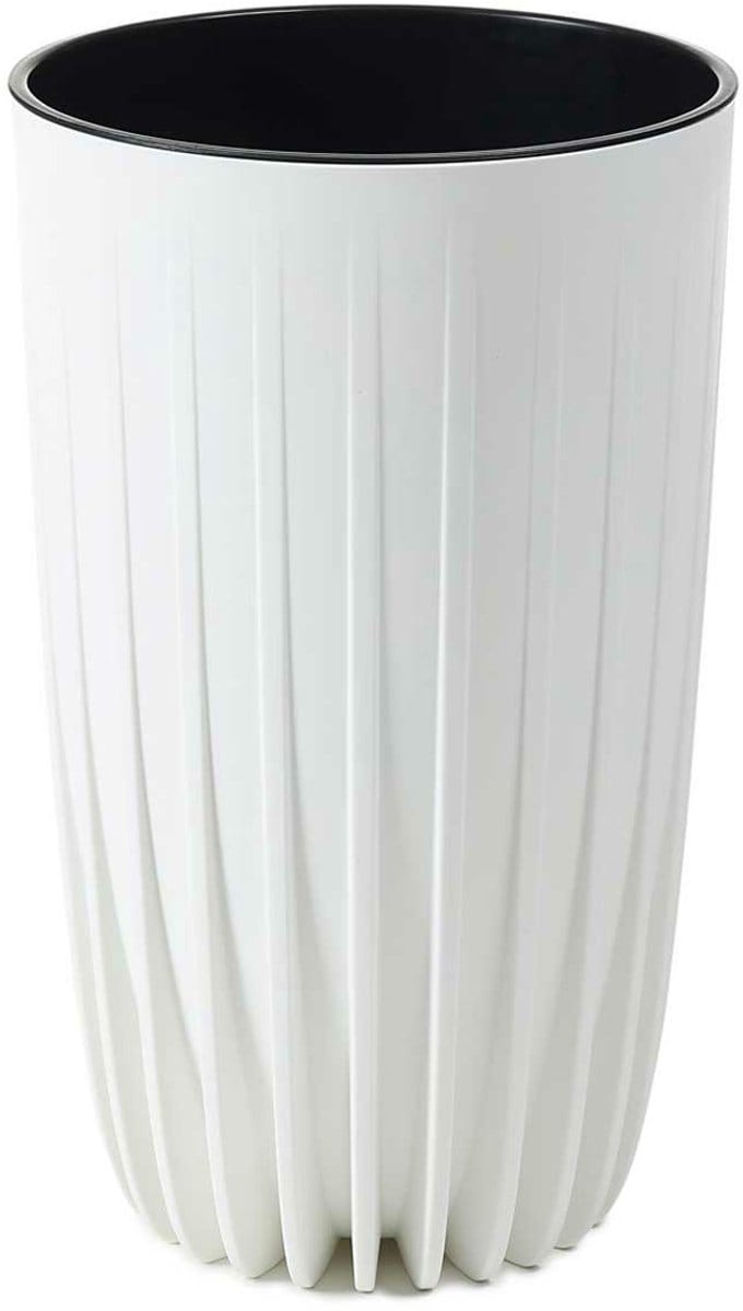 Stripped Eco Recykling - Bloempot - Modern design - Weerbestendig - Gerecycled materiaal