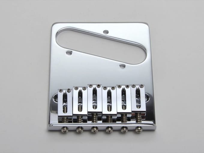 Göldo HW40C Tele Bridge Chrome - Gitaaronderdeel