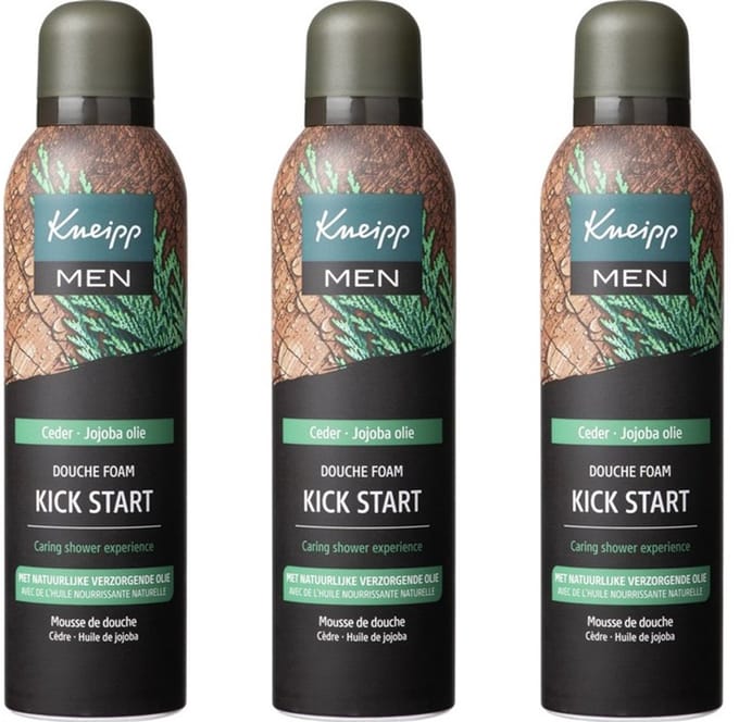 Kneipp Men Kick Start Douchefoam 3 x 200 ml