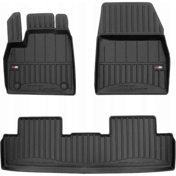 Frogum No.77 - Automatmatten - Geschikt voor Renault Megane E-Tech vanaf 2022 - 3D Pasvorm - Hoge Rand 6cm - TPE Rubber