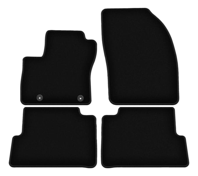 BASIC zwarte veloursmatten voor: Ford C-MAX MK2 minivan (2010-2012)