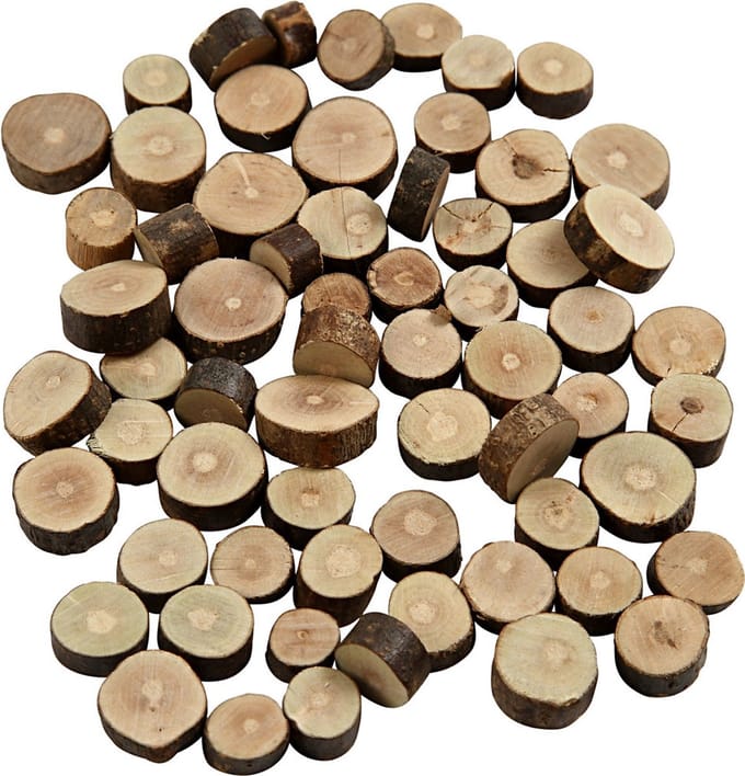 Houtmix, d 10-15 mm, dikte 5 mm, 230 gr/ 1 doos