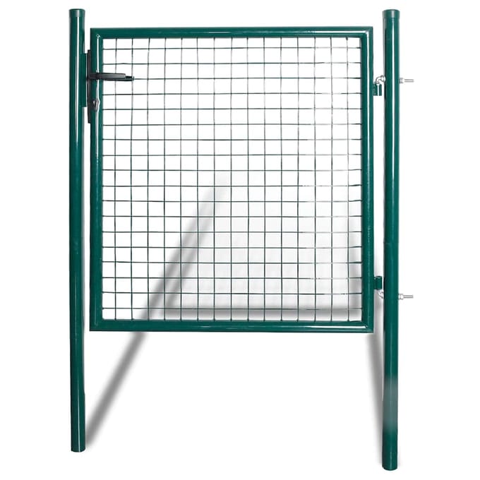 vidaXL - Enkele - deur - 100x100 - cm - gepoedercoat - staal