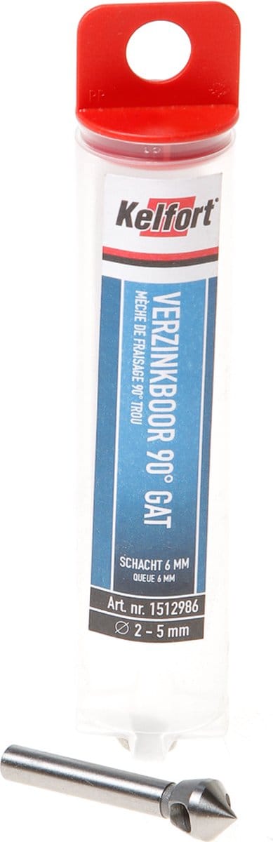 Kelfort Verzinkboor HSS vreesdiameter 12.4 x schachtdiameter 8mm
