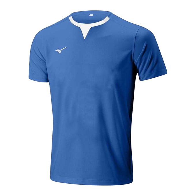 Mizuno Heren Authentiek Logo Trainings Rugby Shirt (Royaal Blauw)