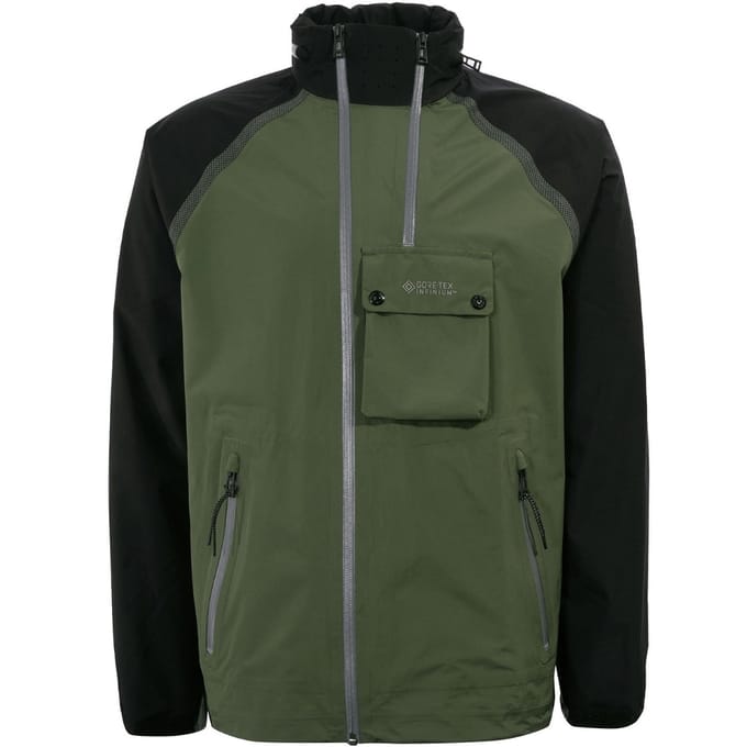 Belstaff Solid Twin Pewter Green Waterdichte Trainingsjas