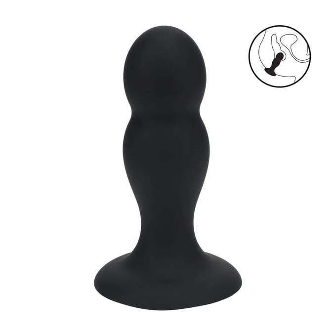 Levelz - Dubbele Siliconen Anaal Plug met Beweeg Kogel - Medium