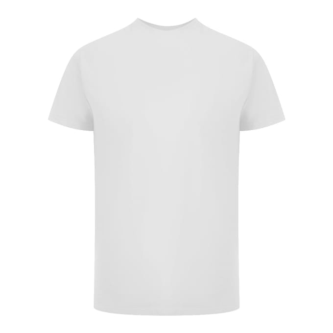 Korte Mouwen Rekbare T-shirt in Wit